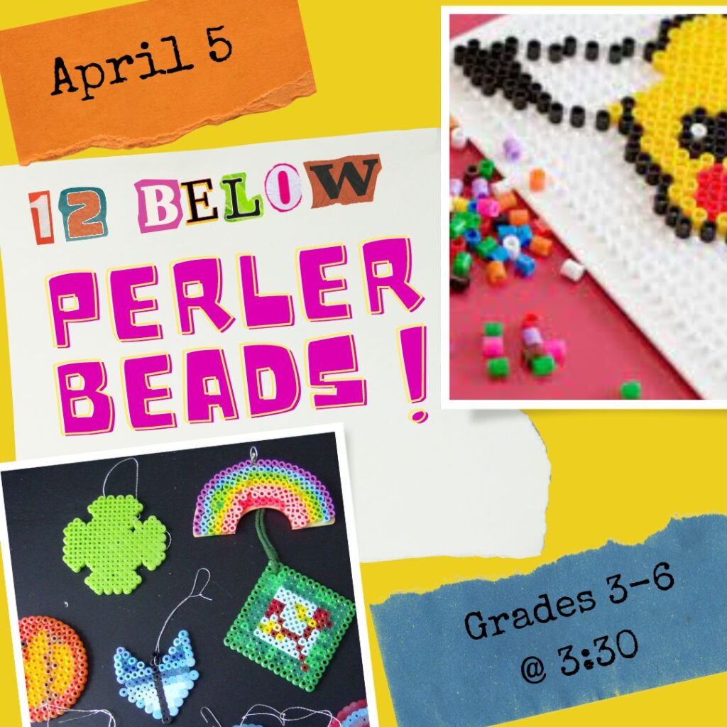 12 Below Perler Beads